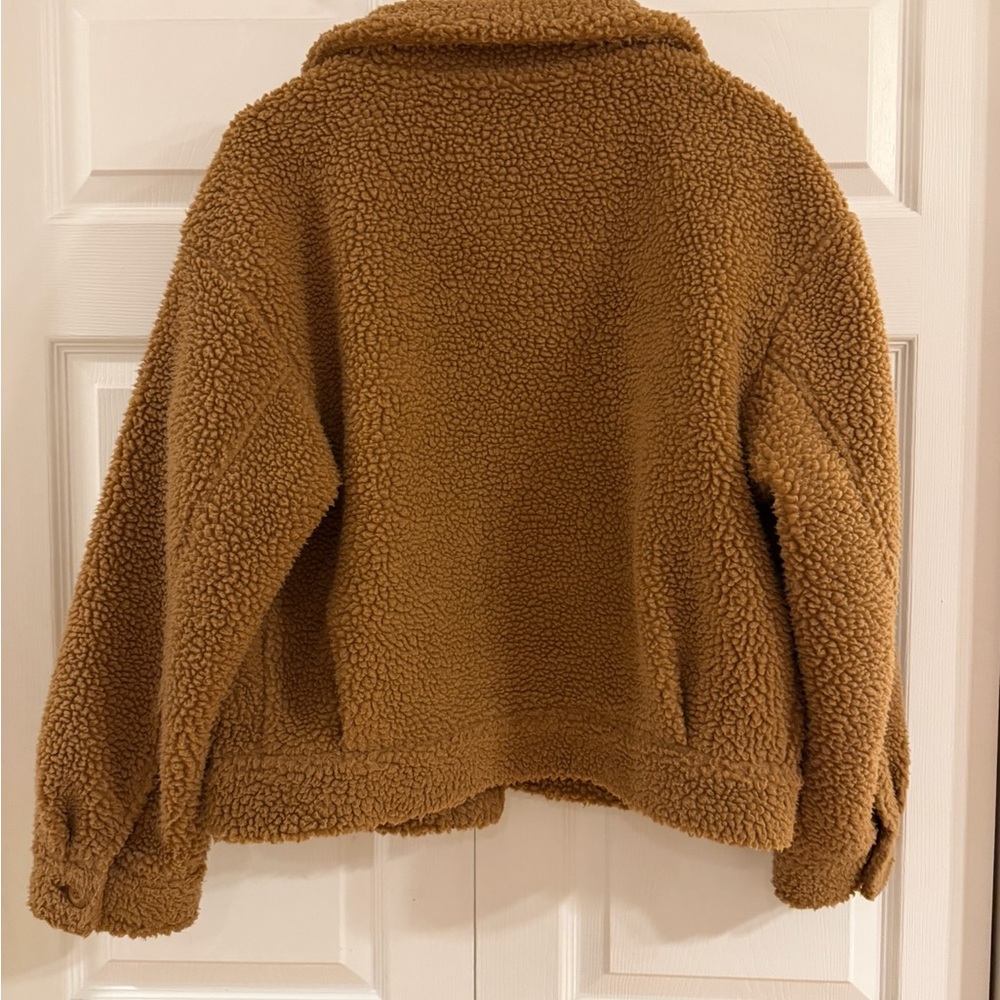American Eagle Outfitters Sherpa Trucker Brown Jacket - Picture 5 of 5